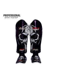 Buy Shin In Step Guard Born to fight Kickboxing Protective Leg shin Kick Pads Instep Guard Sparring in UAE