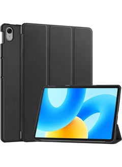 Buy Protective Flip Case For Huawei MatePad 11.5 2023 With Trifold Stand Auto Wake Sleep Shockproof Cover Black in UAE