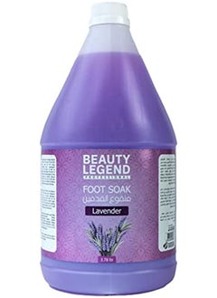 Buy Beauty Legend Lavender Foot Soak - 3.78 L | Relaxing Aromatherapy for Tired Feet | Pure Lavender Extracts for Soothing & Refreshing Foot Bath | Natural Relaxation and Rejuvenatio in UAE