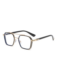 Buy Retro Double Bridge Aviator Clear Lens Glasses in UAE