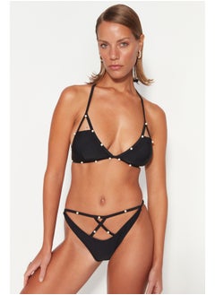 اشتري Black Cut Out/Window High Leg Bikini Bottom TBESS23BA00014 في مصر