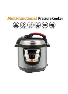 اشتري Multifunctional Stainless Steel Pressure Cooker 6.0L / 1000W SK-2401 في مصر