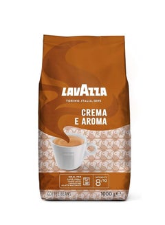 اشتري Lavazza Espresso Crema & Aroma Coffee Beans, Medium Roast, 1 Kg, Gold في الامارات