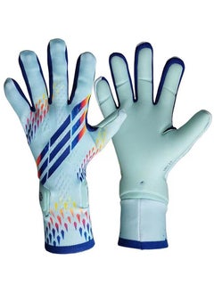 اشتري Teenagers and Adults, Football Gloves Goalkeeper Gloves Kids Goalie Gloves,Offers Excellent Protection with Abrasion-Resistant,Non-slip and Wrist Protection Benefits في الامارات