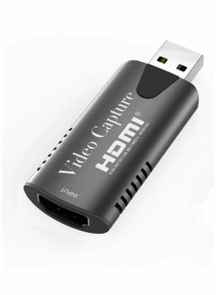 اشتري 4K HDMI Video Capture Card, HDMI to USB 3.0 Record Capture Device, 1080P 60FPS Record Capture Device Adapter في الامارات