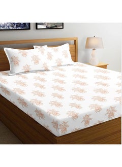 اشتري Regina Super King-Sized Flat Sheet Set, Rose - 274x274 cm في الامارات