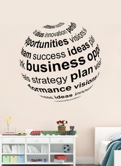 اشتري Business Plan Word Art Wall Decal - Wall Arts Home Décor - Wall Sticker, 60x60 cm by Spoil Your Wall في الامارات