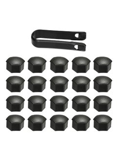 Buy 20-Piece Wheel Nut Cap Set With Protector in Saudi Arabia