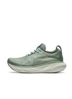 Buy Women Gel-Nimbus 25 Outdoor Running Sneakers Light Green in UAE