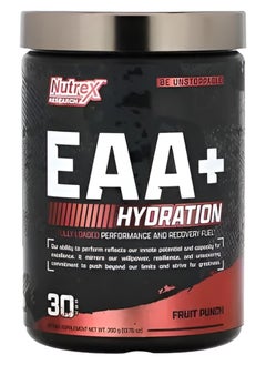 Buy EAA Hydration Supplement BCAA + EAAS Powder 8g Essential Amino Acids + Electrolytes 30 Servings Fruit Punch in Saudi Arabia