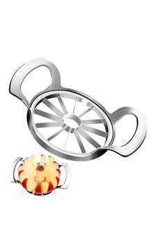 Buy Apple Slicer, 12-Blade Extra Large Apple Corer, Stainless Steel Ultra-Sharp Apple Cutter, Pitter, Wedger. Upgraded Version Apple Corer Peeler Designed for Up to 4 Inches Apples in UAE