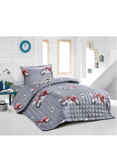 Buy 3 Piece Summer Childrens Quilt Set Microfiber 220x170 cm in Saudi Arabia