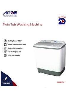 Buy Twin Tub Semi Automatic 7KG  Washing Machine in Saudi Arabia