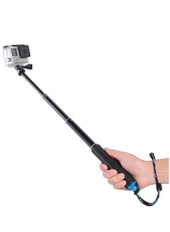 Buy Selfie Stick, 19” Waterproof Hand Grip Adjustable Extension Monopod Pole Compatible with GoPro Hero 9 8 7 6 5 4 3+ 3 2 1 Session in UAE