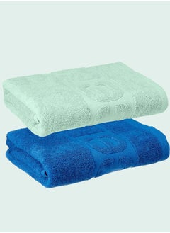 Buy Ultra-soft face and bath towels, two pieces in Egypt