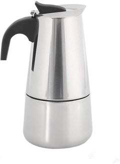 Buy Espresso Maker, Stainless Steel Moka Pot, Easy to Operate and Quick to Clean Pot, Classic Italian Coffee Maker Quick Moka Pot for Induction Hobs, 300ml in UAE