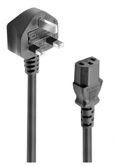 اشتري DKURVE® Kettle Lead 250V 10A Power Cable UK Mains Lead for PC Computer TV , 3 Pin UK Plug C13 AC Power Cord (10M) في الامارات