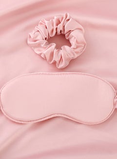 Buy Slumber Satin Sleeping Pillow Cover Set 4 Pcs Slumber Pink in Saudi Arabia