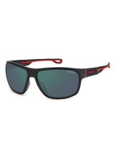 اشتري Men's Polarized Rectangular Shape  Sunglasses CARRERA 4018/S GREEN 45 - Lens Size: 44.9 Mm - Mt Blk Rd في الامارات