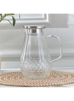 Buy Sip Savor Borosilicate Glass Pitcher 1500 ml in UAE