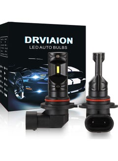 Buy 2PCS 9005/HB3 80W 6500K Super Bright LED Fog Light Bulbs Car Driving Lamp in Saudi Arabia