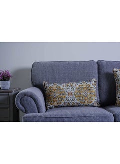 اشتري Ellora Filled Cushion 35x60Cm   Yellow في الامارات