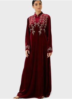 Buy Embroidered Velvet Abaya in Saudi Arabia