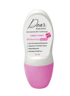 Buy Dear Hydration Whitening Roll on With Sweet Candy 60 Ml in Egypt