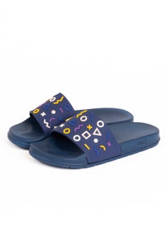 Buy Disney Geometric Slide Slipper Navy For Kids in Egypt