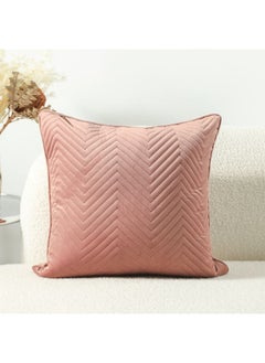 اشتري Pearl Velvet Cushion Pink 45X45CM WL1681-2-F في الامارات