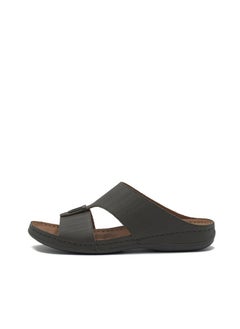 Buy MEN'S LIGHTWEIGHT ARABIC SANDAL SLIP ON TEXTURED in UAE