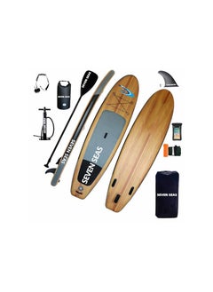 Buy SS 2024 Wooden Stand Up Paddle Board 12.6ft X 32 X 6inch in UAE