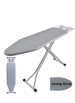 Buy Ironing Board, Adjustable Height Ironing Board with Thick Felt Padding and Heat Resistant Cover in Saudi Arabia