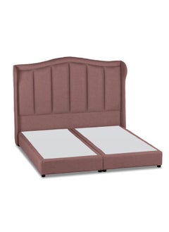 Buy Remo | Velvet Bed Frame 120x200 cm - Dark Pink in Saudi Arabia