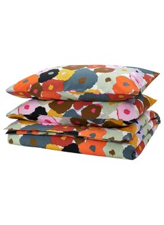 Buy Duvet Cover And 2 Pillowcases Multicolour/Floral Pattern 240X220/50X80 Cm in Saudi Arabia