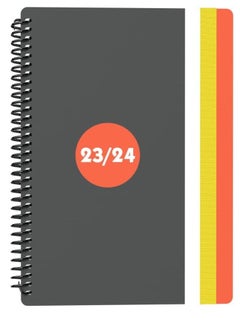 اشتري Collins Delta Academic 2023-24 A5 Week To View Mid Year Diary Planner School College or University Term Journal August 2023 to August 2024 Orange في الامارات