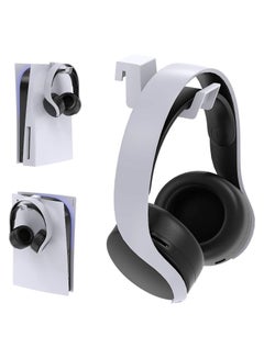 Buy Intag PS5 Headphone Holder Hook Hanger Mini Headphone Hanger Bar for Sony Playstation 5 Gaming Headset Stand White in UAE