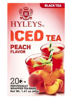 Buy Iced Black Tea Peace 20 Individually Wrapped Tea Bags 1.41 oz (40 g) in UAE