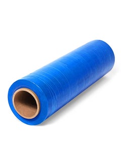 Buy Stretch Film Plastic Wrap Roll –Blue- Industrial Heavy Duty Shrink Wrap Cling Film For Packing Furniture, Luggage Wrapping, Plastic Roll For Moving Supplies in UAE