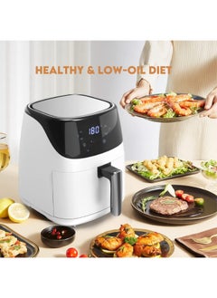 Buy Top-Rated 5L 1500W Plastic Air Fryer: Touch Controls, LED Display, Preset Programs, Healthy Cooking, Easy Operation. in UAE