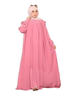 Buy Abaya material crepe royal, one size, can be worn up to 150 kilos for women in Egypt