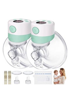 Buy Breast Pump, Electric Hands-Free Breast Pumps with 2 Modes, 9 Levels, LCD Display, Memory Function Rechargeable in Saudi Arabia