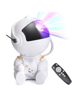 Buy Star Projector Galaxy Light Multiple Nebula Modes, Space Astronaut Projector with Remote Control, Galaxy Projector for Bedroom, Galaxy Night Light for Kids, Ceiling, Room Decor, Party，White in Saudi Arabia