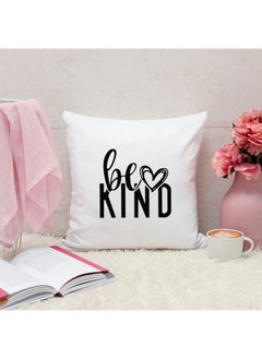 Buy Be Kind Quotes Personalized Pillow, 40x40cm Decorative Throw Pillow by Spoil Your Wall in UAE