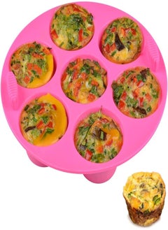 Buy CAKETIME Silicone Air Fryer Muffin Pans 7 Cavities Silicone Baking Mold 1-Pack in Egypt