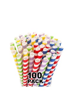Buy 100 Pack Biodegradable Paper Smoothie Boba Straws  10 mm Extra Wide  Paper Straws for Smoothies Bubble Boba Tea Milkshakes  Jumbo Drinks Great Party Supplies Decorations in Saudi Arabia