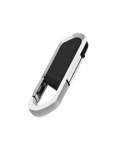 اشتري USB Flash Drive, Portable Metal Thumb Drive with Keychain, USB 2.0 Flash Drive Memory Stick, Convenient and Fast Pen Thumb U Disk for External Data Storage, (1pc 2GB Black) في الامارات