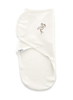 Buy Adjustable Harness And Detachable Baby Cotton Swaddle, 0-4 Months, Beige in UAE