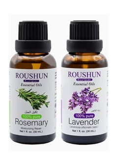 Buy Rosemary and Lavender Pure Essential Oil Set 30ml in Saudi Arabia