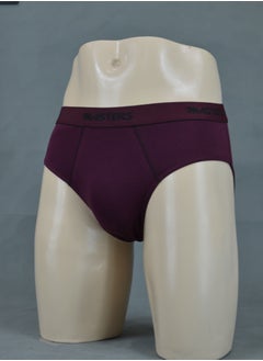 Buy Masters Underwear For Men Brief Cotton Stretch - Burgundy in Egypt